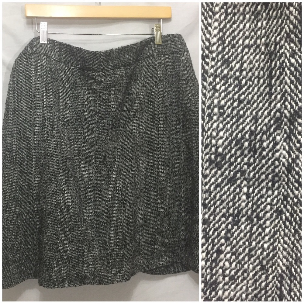Lane Bryant tweed skirt plus size 28